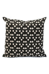 Horseshoe Crab Pillow in Black on Natural Linen - Design No. Five