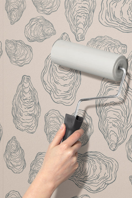 Oyster Shell Wallpaper - Design No. Five