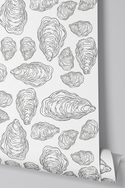 Oyster Shell Wallpaper - Design No. Five