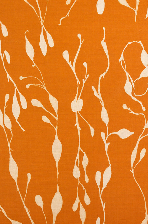 Seaweed XL Sunny on Natural Linen - Design No. Five
