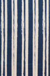 Painterly Stripe in Mariner's Blue on Natural Linen - Design No. Five