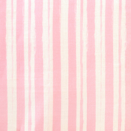 Painterly Stripe in Seashell Pink on Oyster Linen - Design No. Five