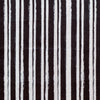 Painterly Stripe in Black on Natural Linen - Design No. Five